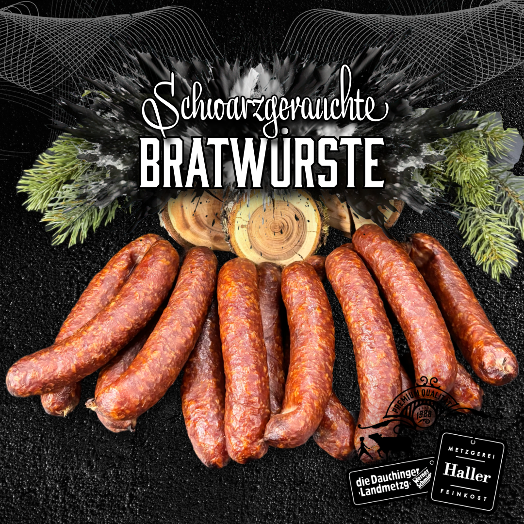 bauernbratwurste,Schwarzgerauchte Bauernbratwürste 4 Stück,"Schwarzgerauchte Bauernbratwürste 4 Stück – Original Metzgerei Haller, jetzt online kaufen"
bauernbratwurste,,"nan – Original Metzgerei Haller, jetzt online kaufen"
bauernbratwurste,,"nan – Original Metzgerei Haller, jetzt online kaufen