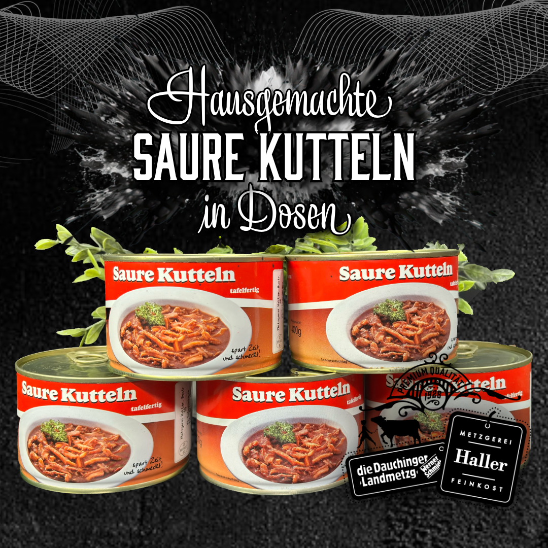 saure-kutteln-in-der-dose,Hausgemachte Saure Kutteln in der Dose,"Hausgemachte Saure Kutteln in der Dose – Original Metzgerei Haller, jetzt online kaufen