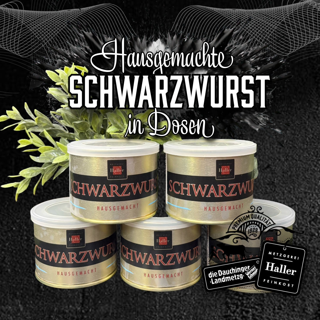 hausmacher-schwarzwurst,Hausmacher Schwarzwurst,"Hausmacher Schwarzwurst – Original Metzgerei Haller, jetzt online kaufen