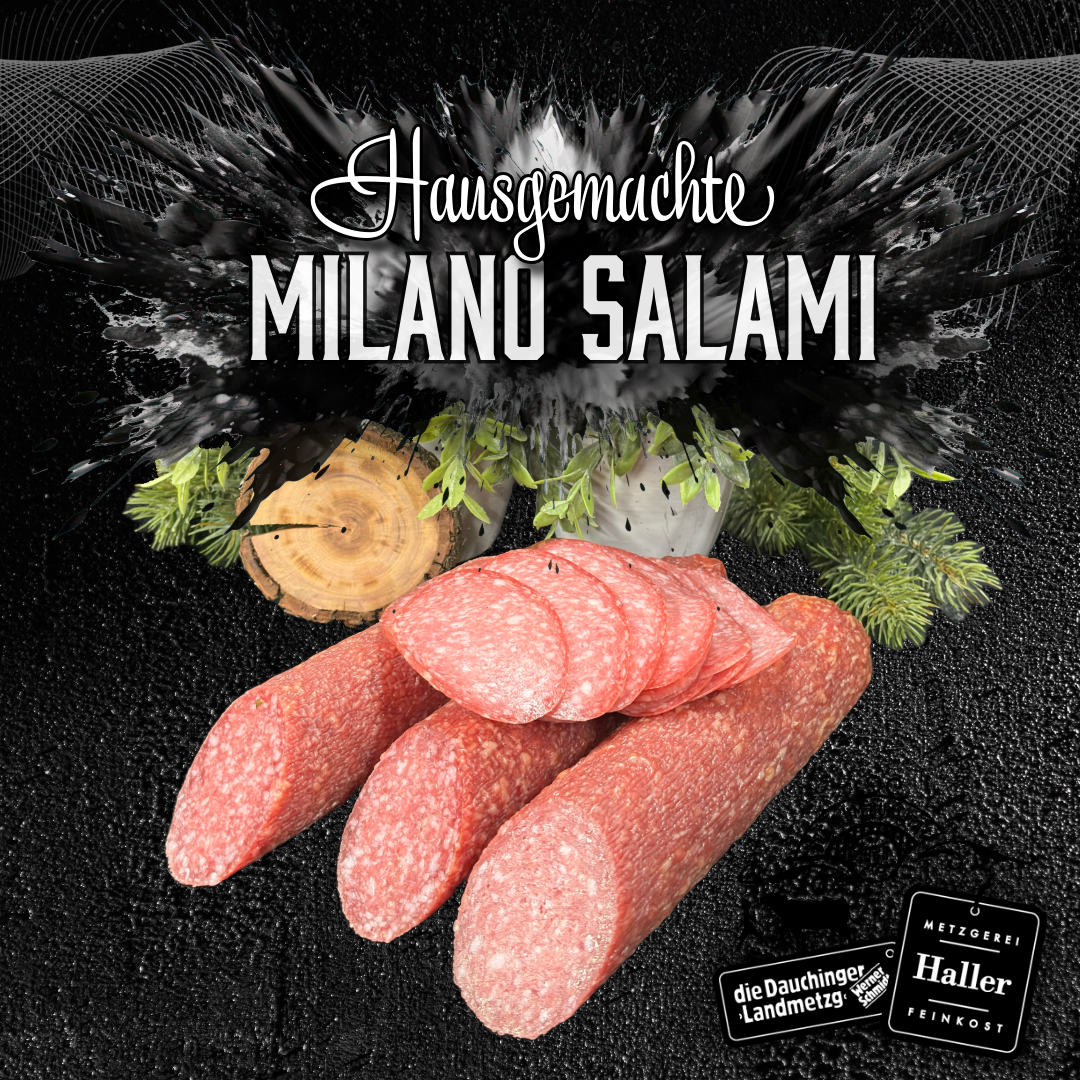 Hausgemachte Milano Salami / 300g - Original Metzgerei Haller