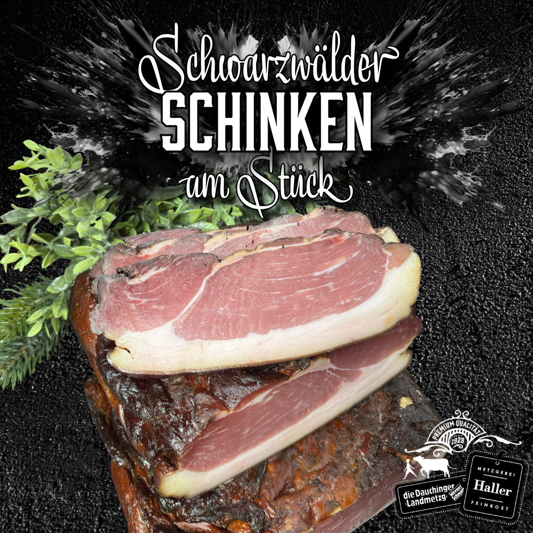 Schwarzwälder Schinken am Stück /Vesper Scheiben