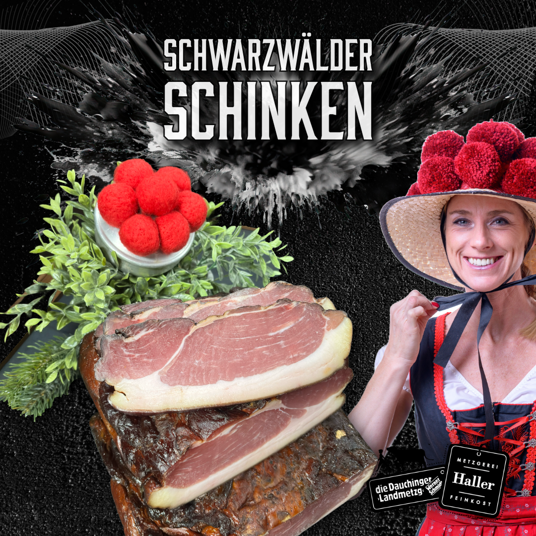 Schwarzwälder Schinken am Stück /Vesper Scheiben