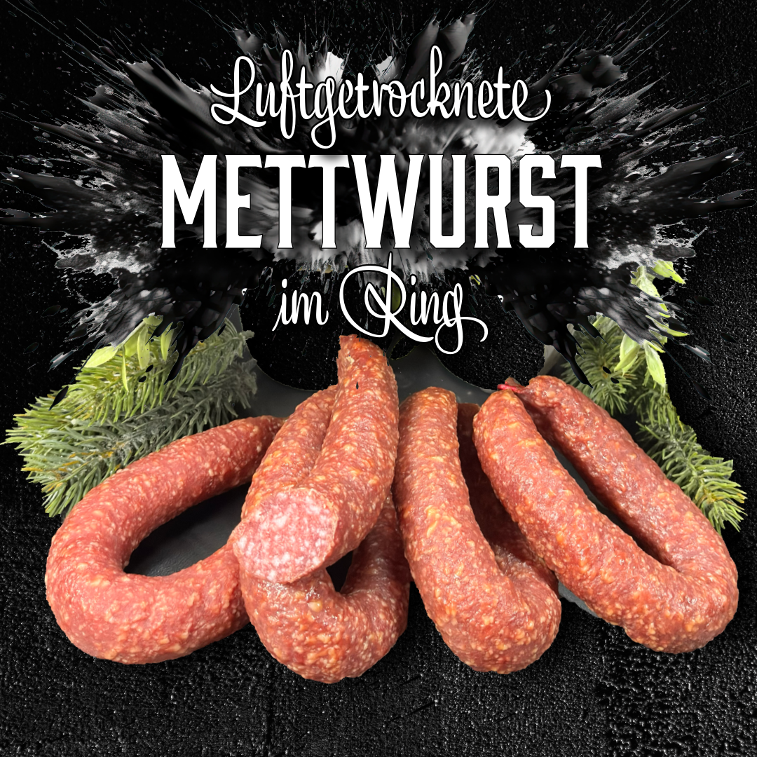 Luftgetrocknete Mettwurst im Ring /160g