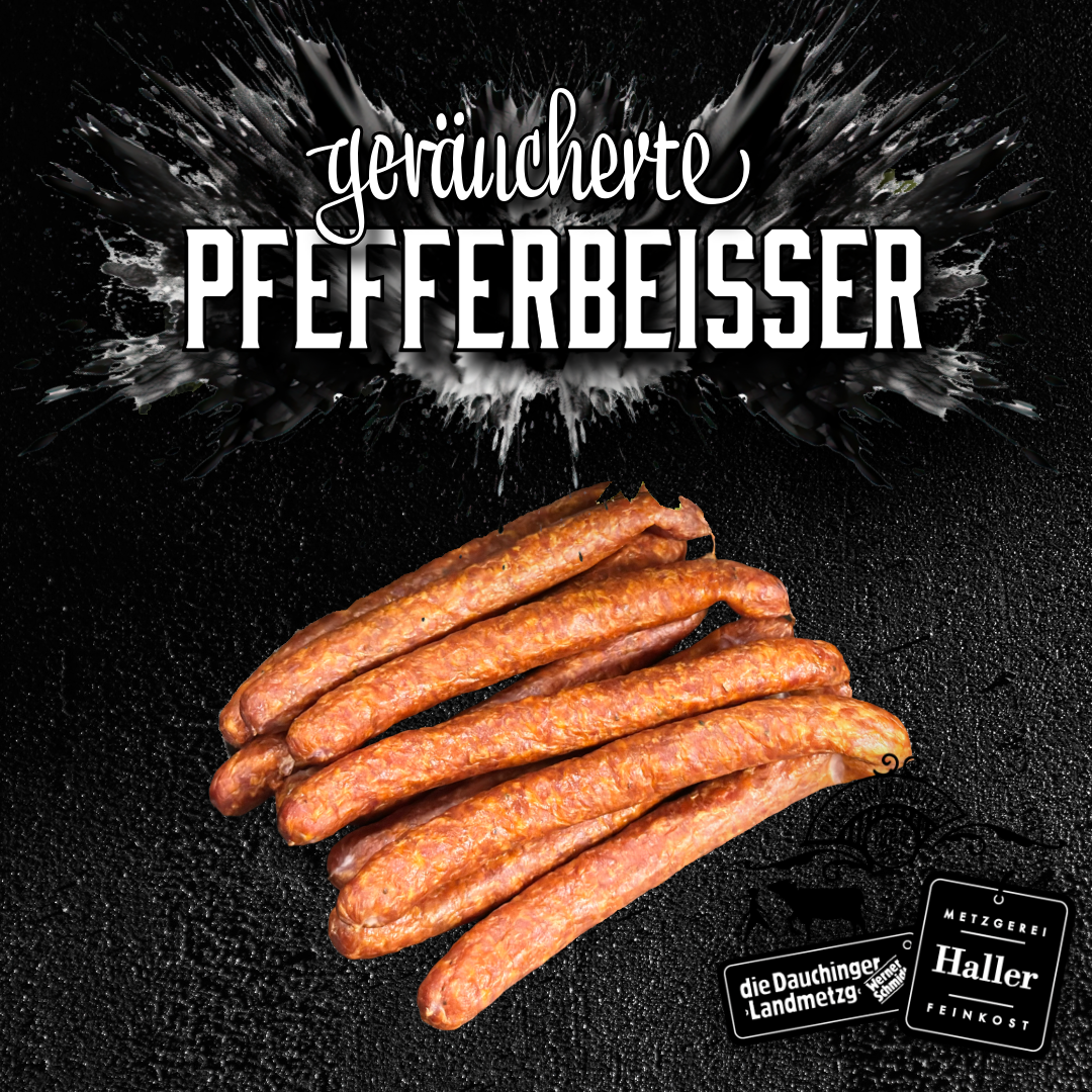 geräucherte Pfefferbeißer 4 Stück