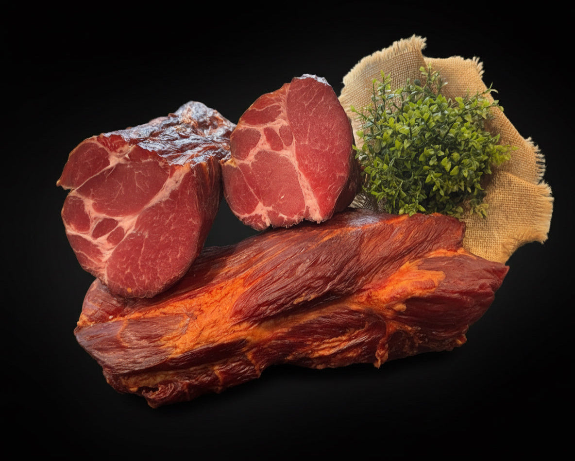 gerauchter Schweinehals