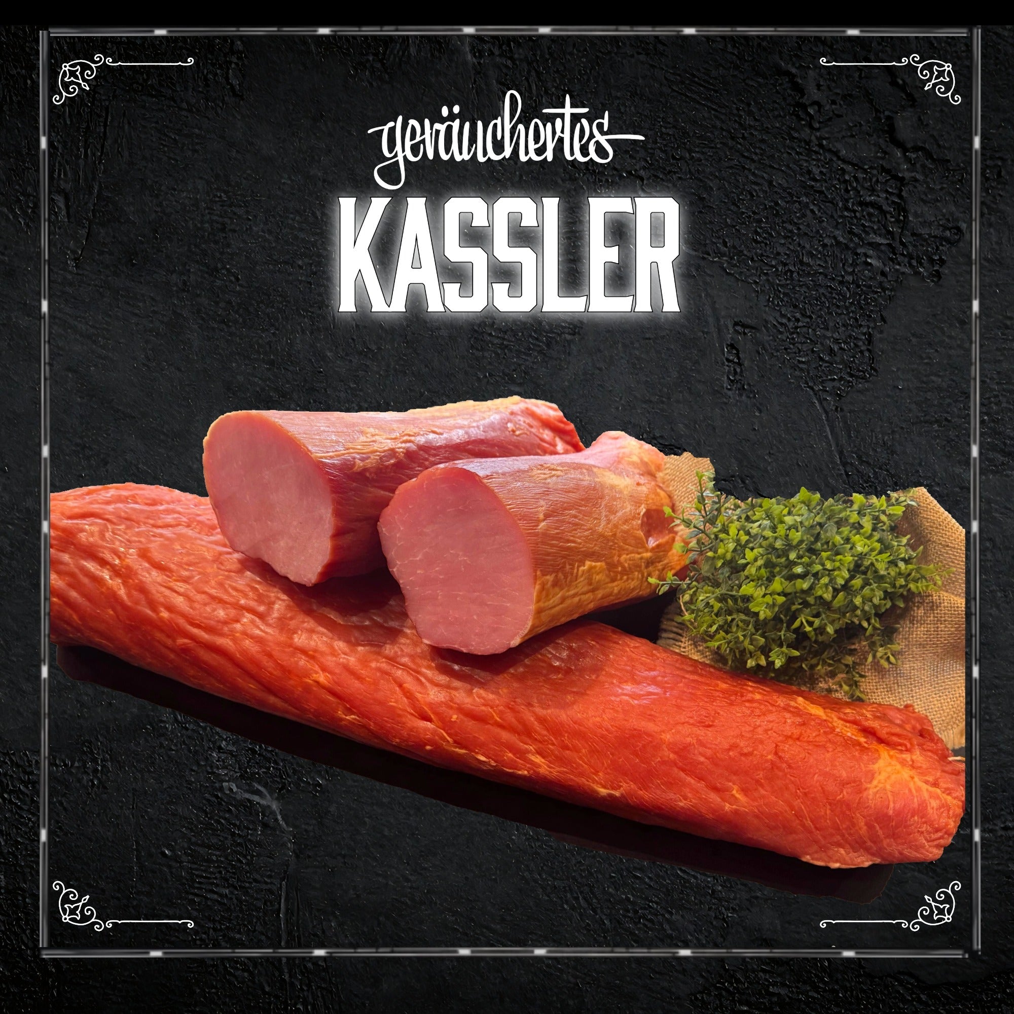 Geräucherter Kassler aus magerem Schweinerücken