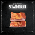 Geräucherter Schweinebauch aus Buchenholz