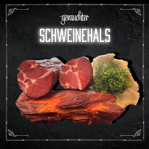 Geräucherter Schweinehals aus zartem Nackenfleisch