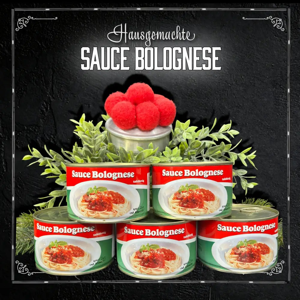 Hausgemachte Bolognese Sauce in der Dose 400g