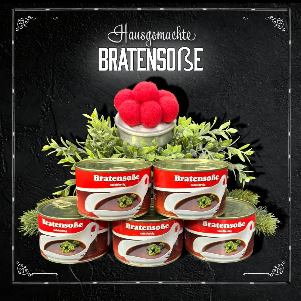 Hausgemachte Bratensoße aus Bratenfond und Röstgemüse 400g