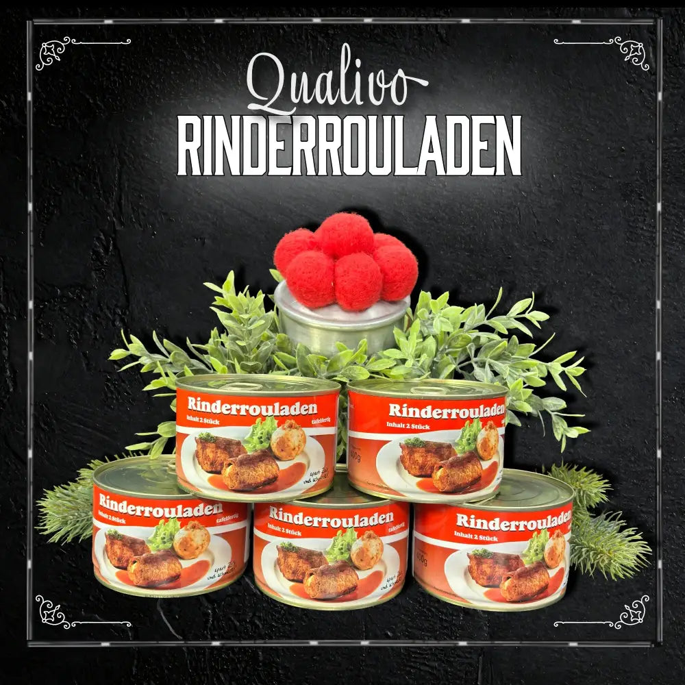 Hausgemachte Qualivo-Rinderrouladen 400g zart und saftig