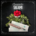 Hausgemachte Salami im Geschenkkarton rustikal und regional