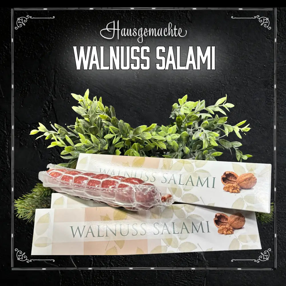 Walnuss Salami mit feinem Nussaroma ca 160g
